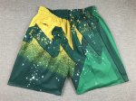 NBA Seattle Supersonics Just don shorts green jaune